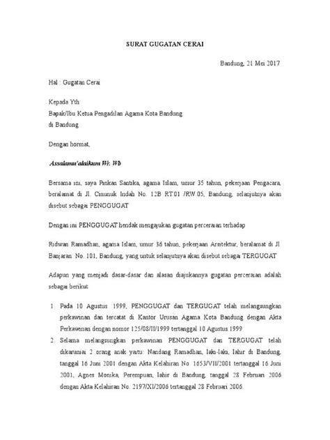 gugat cerai mega iskanti ditipu suami|8 Contoh Surat Gugatan Cerai dari Istri & Syarat .